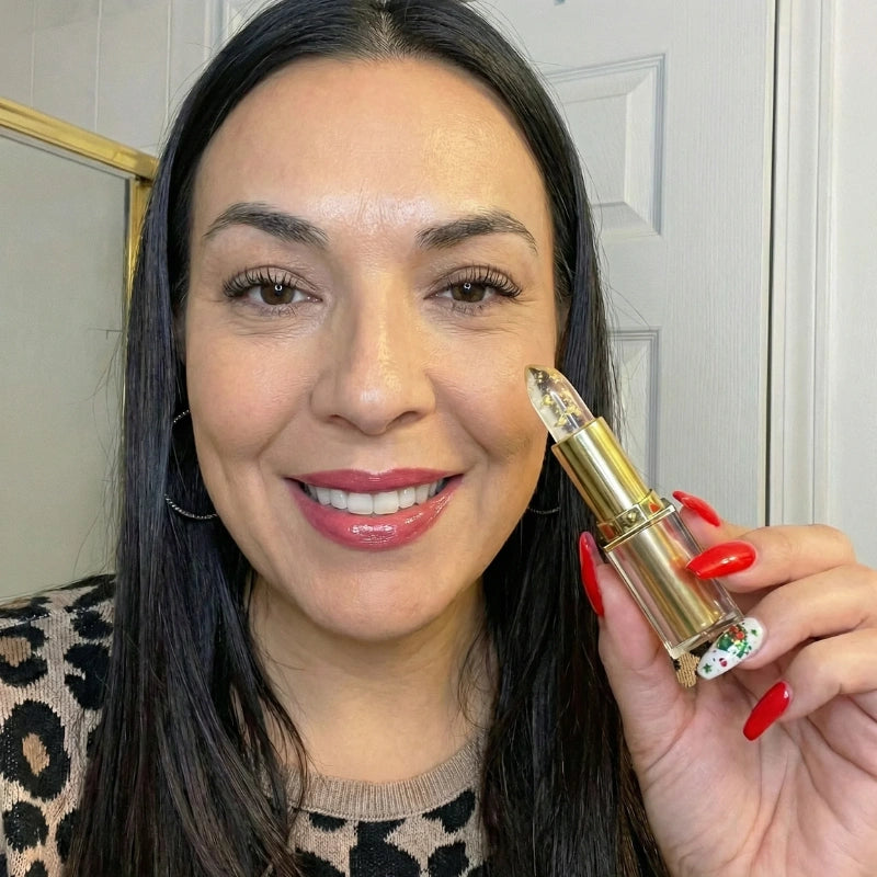 Customer with the Signature Lipstick