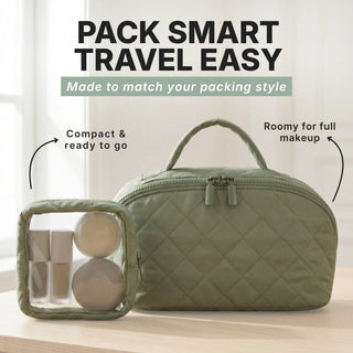 Areliaa Quilted Vanity Set