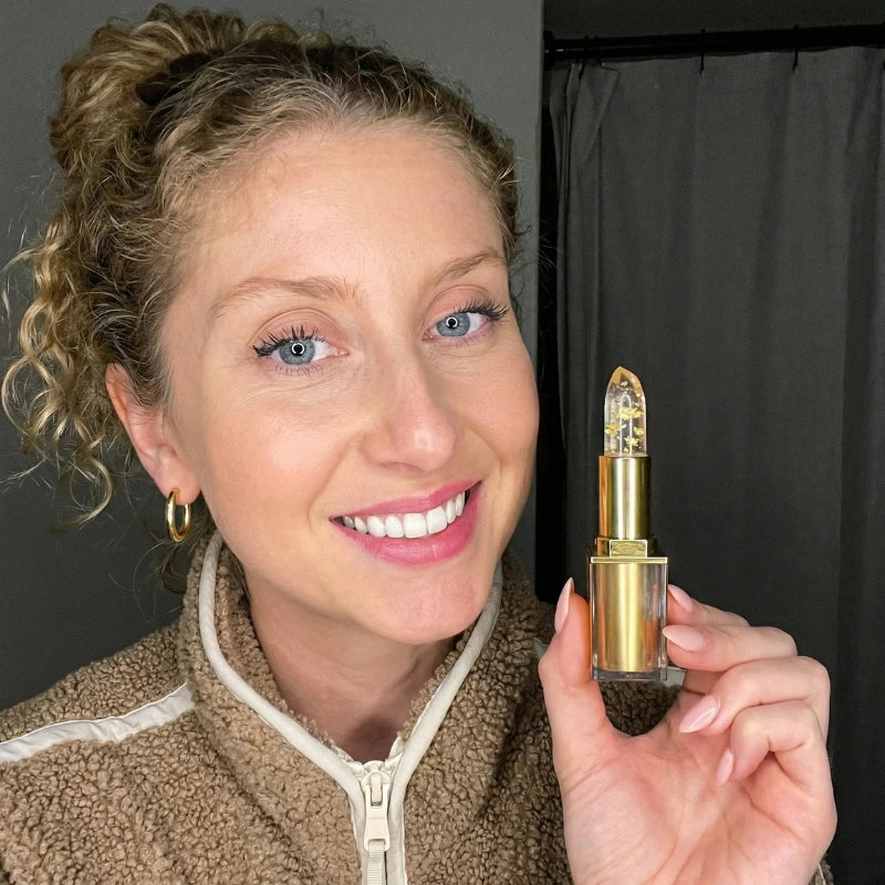 Customer with the Signature Lipstick