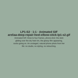 Placeholder S2 — areliaa-deep-repair-heel-elbow-stick