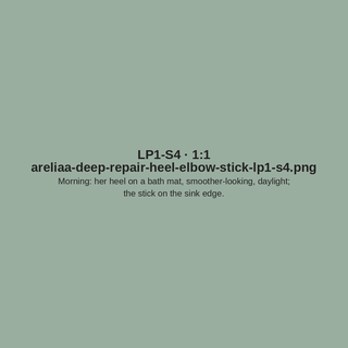Placeholder LP1-S4 — areliaa-deep-repair-heel-elbow-stick