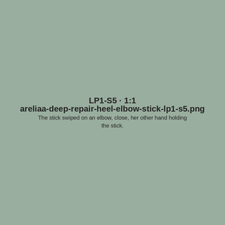 Placeholder LP1-S5 — areliaa-deep-repair-heel-elbow-stick