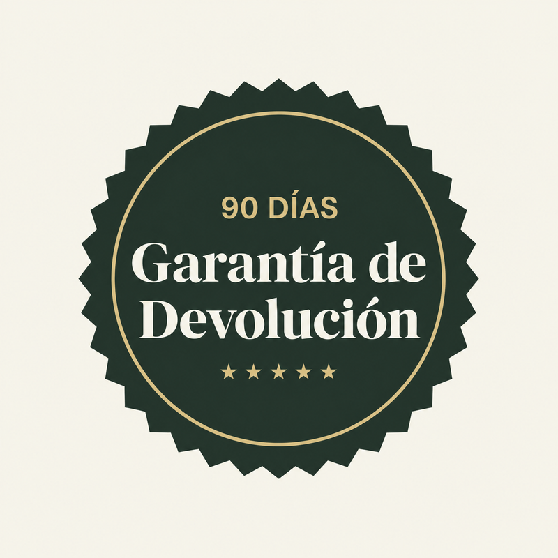 Garantía de devolución de 90 días + Compra 1 y llévate otro gratis