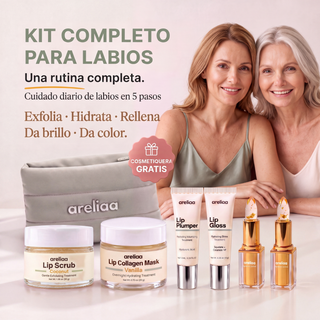 Kit Completo para Labios: cuidado diario en 5 pasos