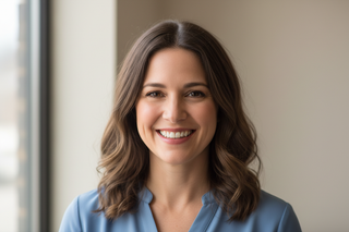 i need woman for testimonials nice portrait smiling