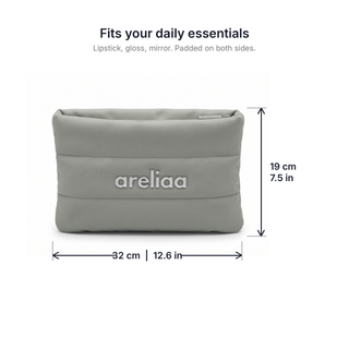 Areliaa Puffer Pouch dimensions: 32 cm x 19 cm